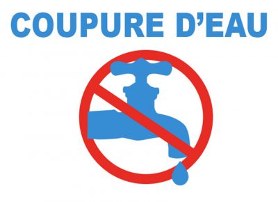 Avis de coupure d’eau