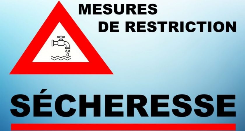 Nouvel arrêté sécheresse