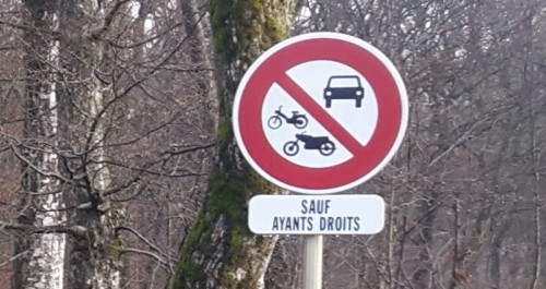 Circulation dans les bois