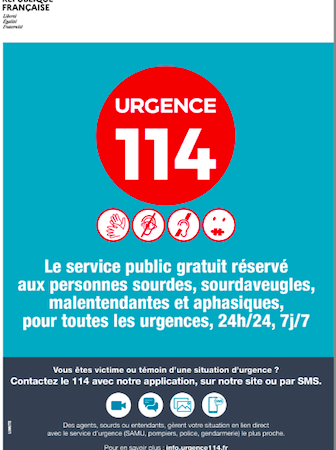 114 Urgence gratuit