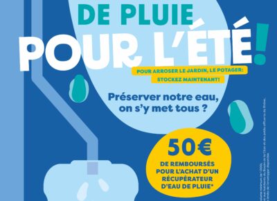 Campagne d’aide à l’acquisition de récupérateur d’eau.