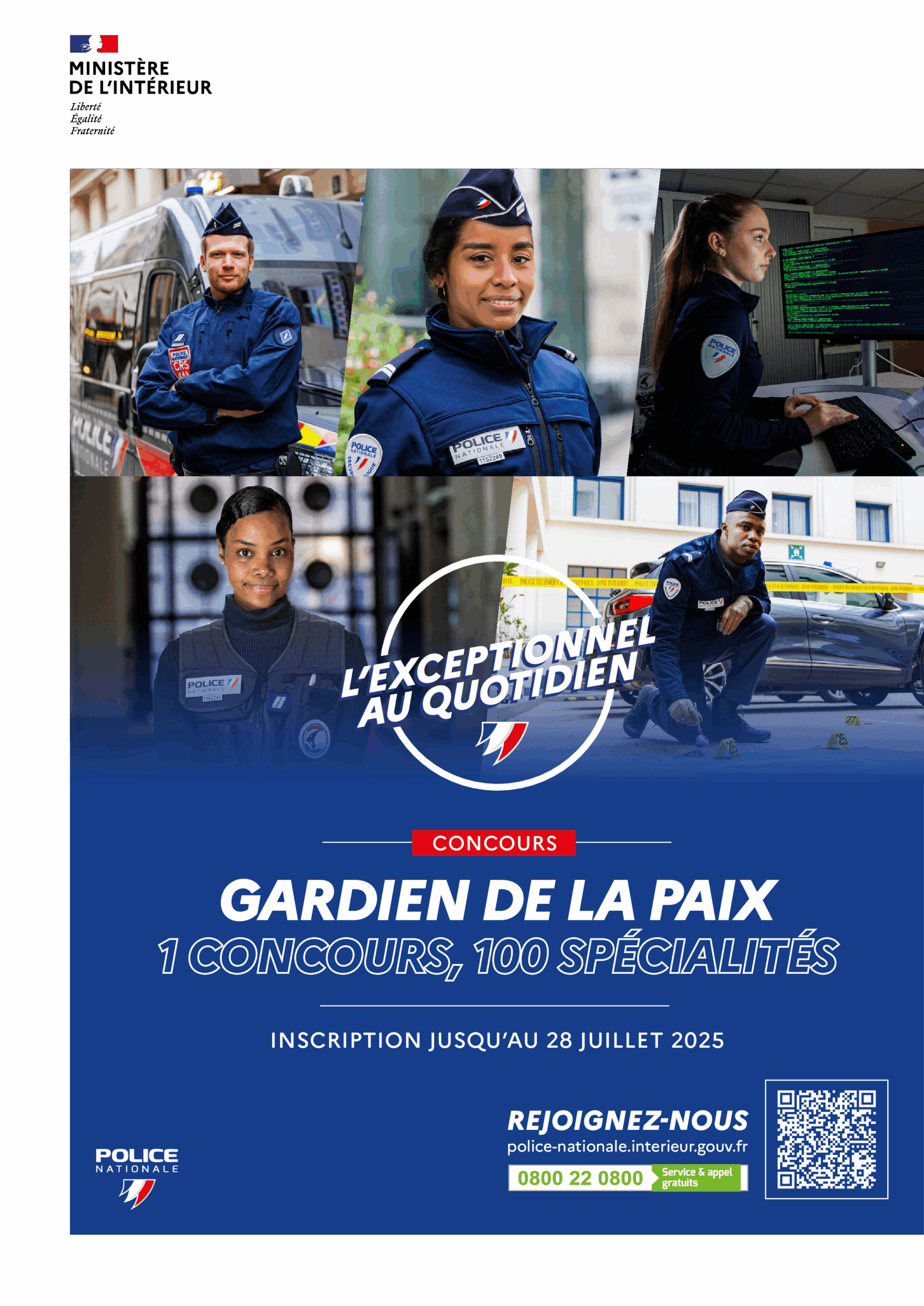 Campagne Gardien De La Paix 2025