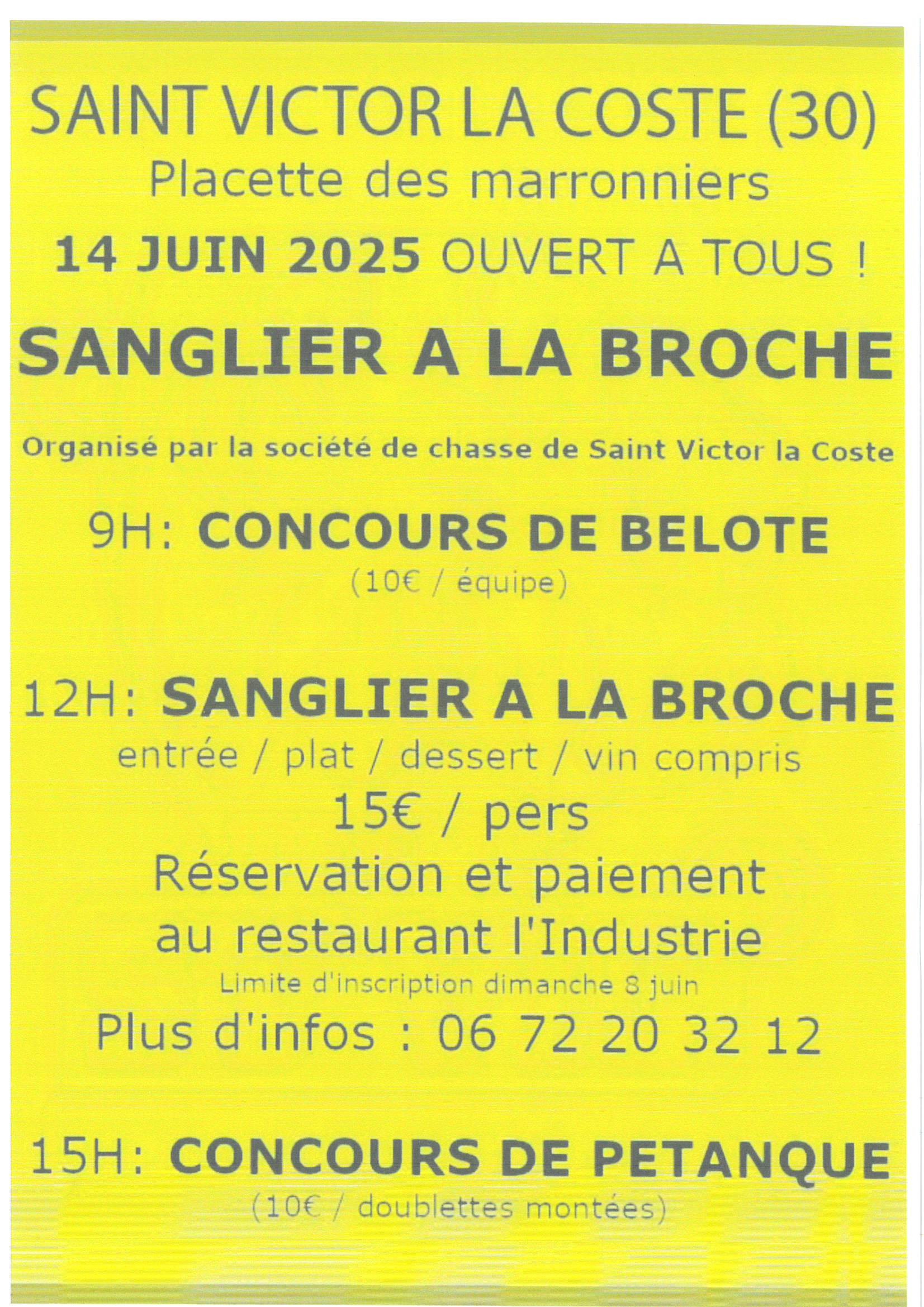 Repas de la chasse