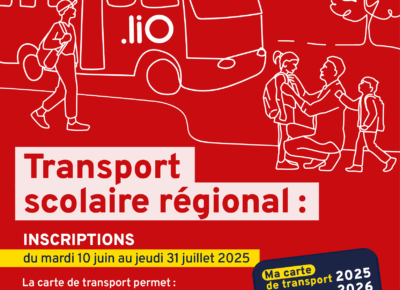Inscription transport scolaire régional