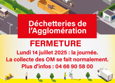 Fermeture des déchetteries