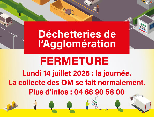 Fermeture des déchetteries