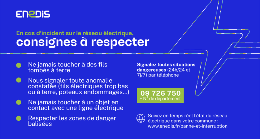 ENEDIS consignes de sécurité