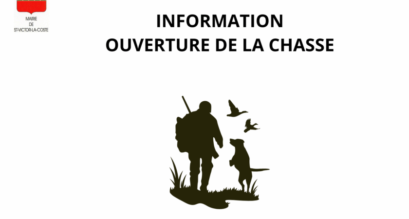 Ouverture de la chasse