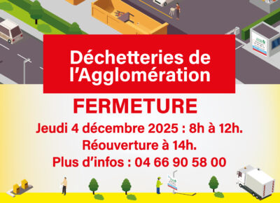 Fermeture des déchetteries