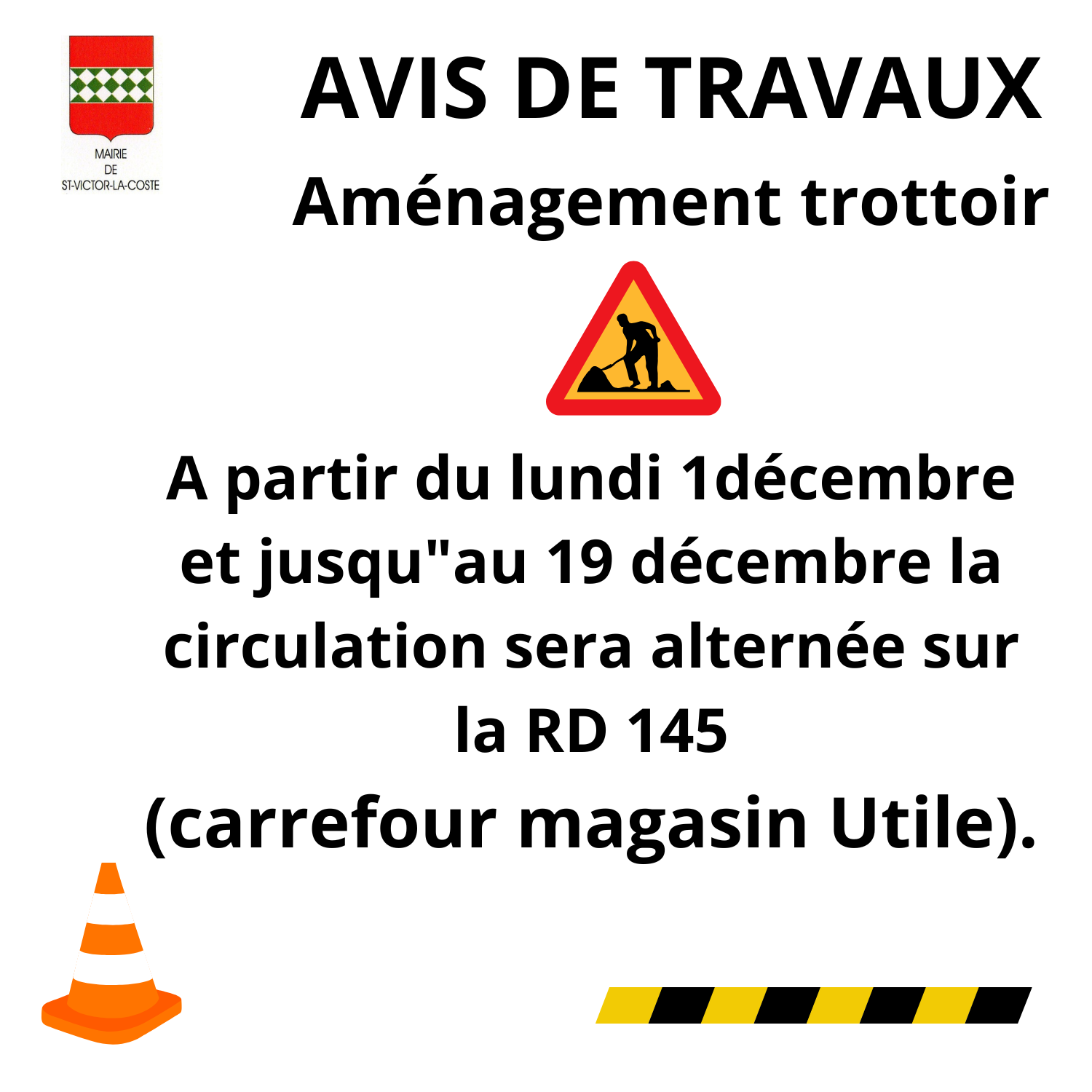 Travaux RD 145