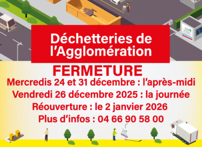 Fermeture des déchetteries