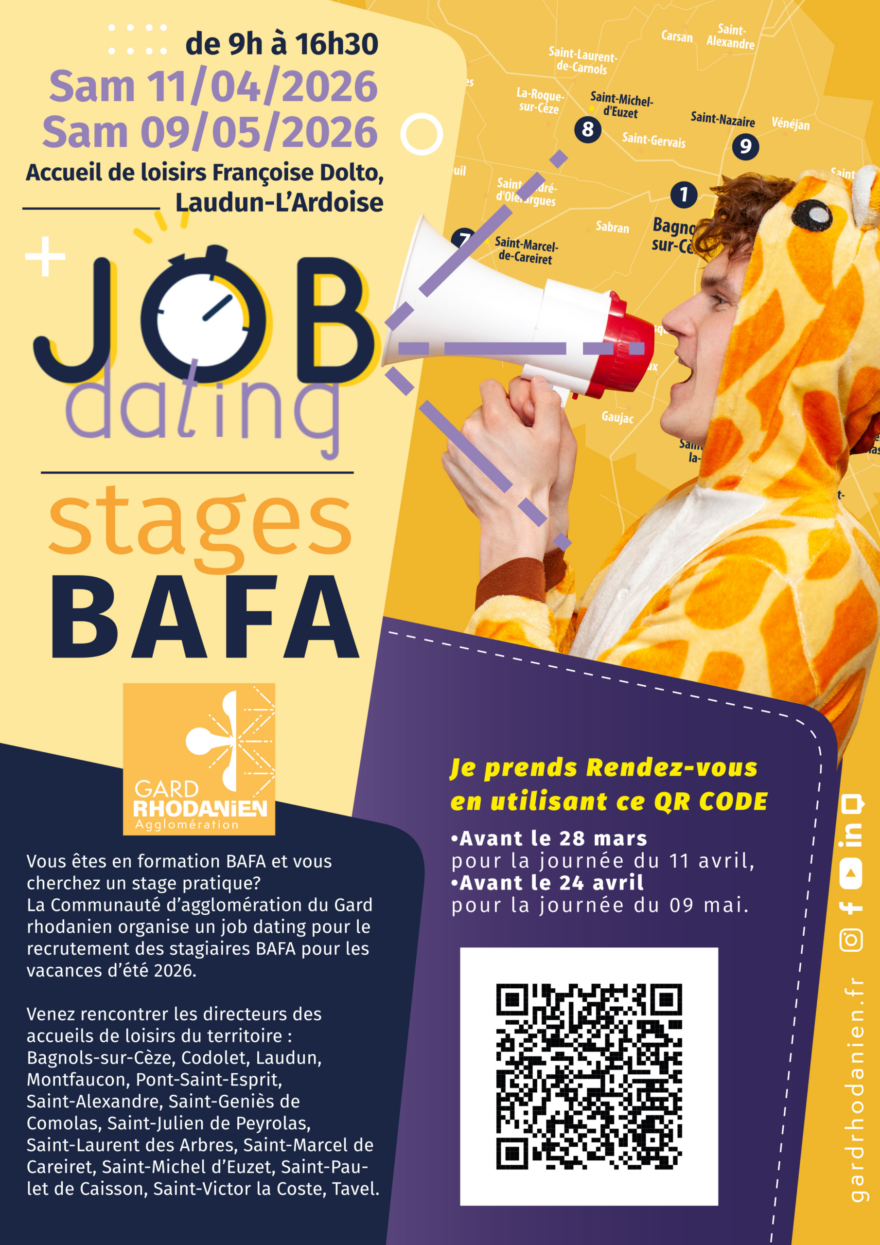 Job dating stages BAFA