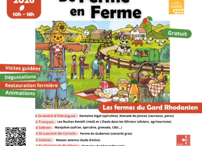 Le Gard de ferme en ferme